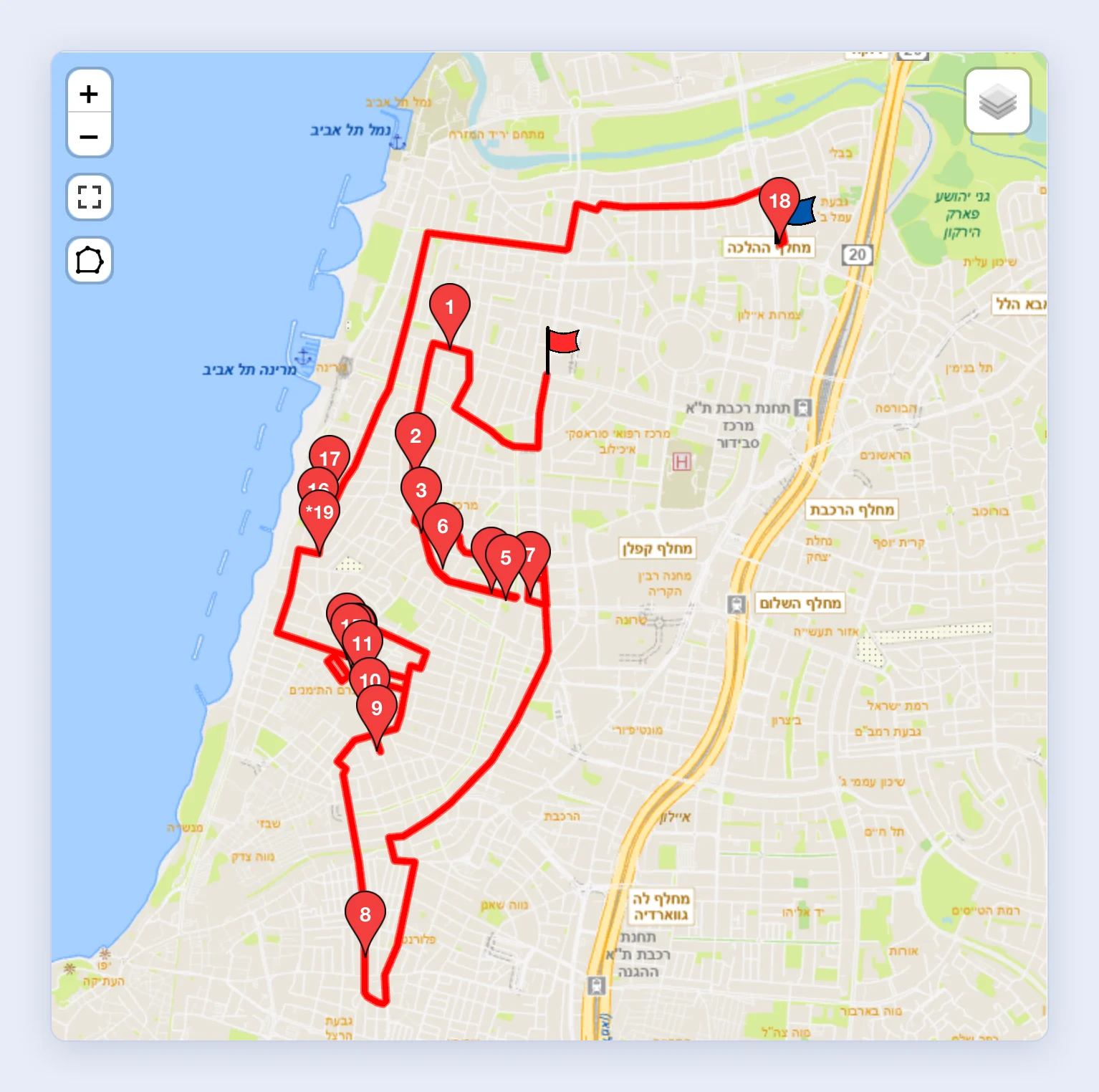 צילום מסך: מפה