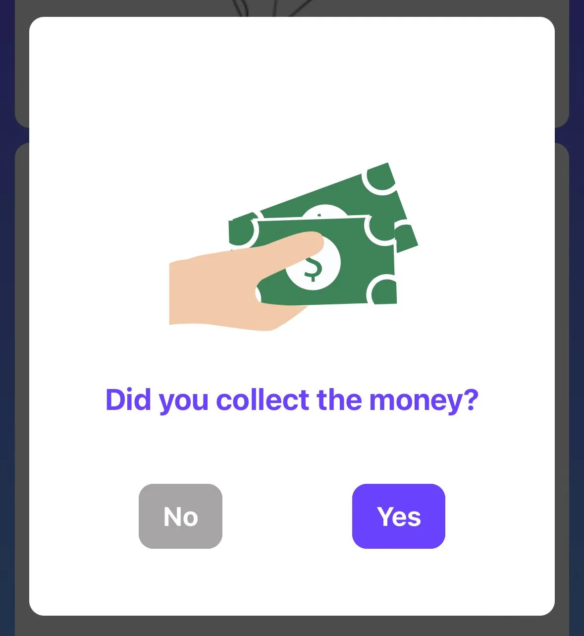 Screenshot: Delivery Page